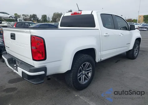 2021 Chevrolet Colorado 2Wd Short Box Wt z USA, uszkodzony, nr VIN 1GCGSBEA4M1108952